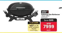 Makro Weber Tabletop Gas Barbecue offer