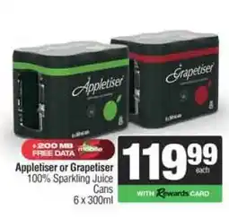Spar Tops Appletiser or Grapetiser offer