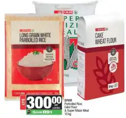 Spar SPAR Parboiled Rice, Cake Flour & Super Maize Meal offer
