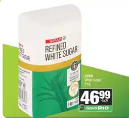 Spar SPAR White Sugar 2 kg offer