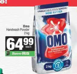 Spar Omo Handwash Powder 2 kg offer