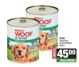 Spar SPAR Woof Dog Food Assorted offer