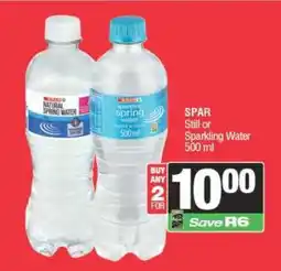 Spar SPAR Still or Sparkling Water offer