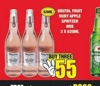 Boxer Brutal fruit ruby apple 3 offer