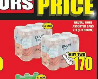 Apple Brutal fruit cans 2 offer