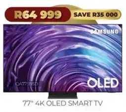 Kloppers 77" 4K OLED SMART TV offer