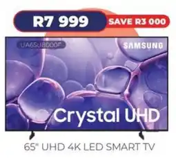 Kloppers Samsung Crystal UHD 65" UHD 4K LED SMART TV offer