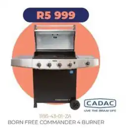 Kloppers CADAC BORN FREE COMMANDER 4 BURNER offer