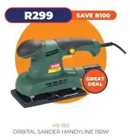 Kloppers RYOBI ORBITAL SANDER HANDYLINE 150W offer