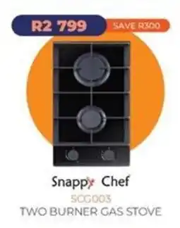 Kloppers Snappy Chef TWO BURNER GAS STOVE offer