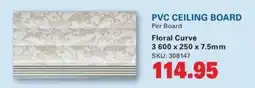 Cashbuild PVC CEILING BOARD Floral Curve offer