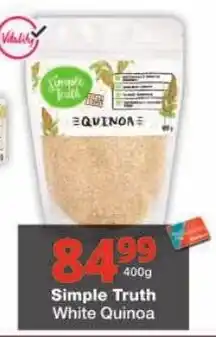 Checkers Simple Truth White Quinoa offer