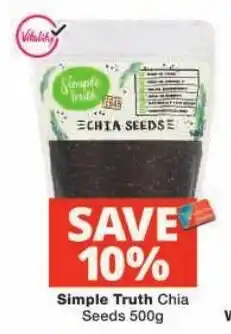 Checkers Simple Truth Chia Seeds offer