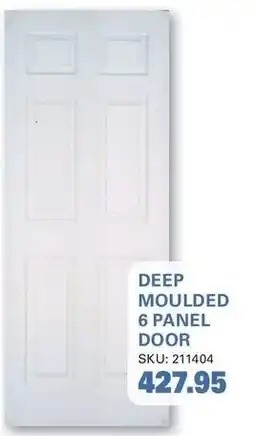 Cashbuild DEEP MOULDED 6 PANEL DOOR offer