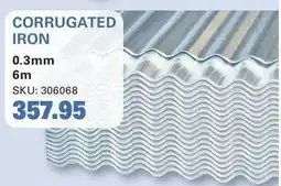 Cashbuild CORRUGATED IRON offer
