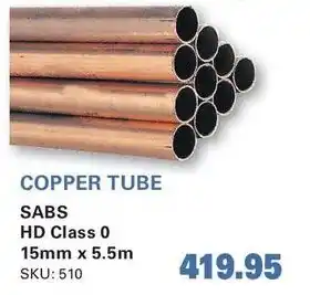 Cashbuild COPPER TUBE offer