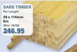 Cashbuild SABS TIMBER offer