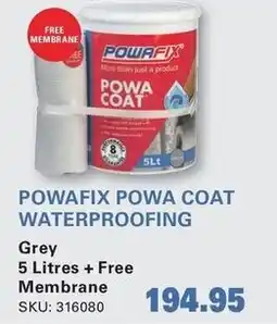 Cashbuild POWAFIX POWA COAT WATERPROOFING offer
