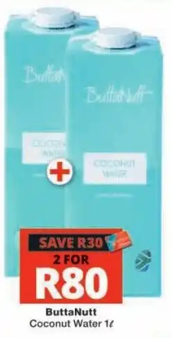 Checkers ButtaNutt Coconut Water offer
