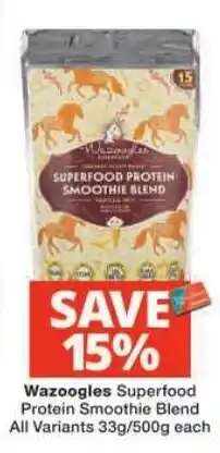 Checkers Wazooogles Superfood Protein Smoothie Blend offer