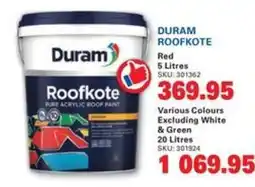 Cashbuild Duram Roofkote offer