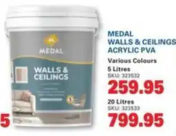 Cashbuild MEDAL WALLS & CEILINGS offer