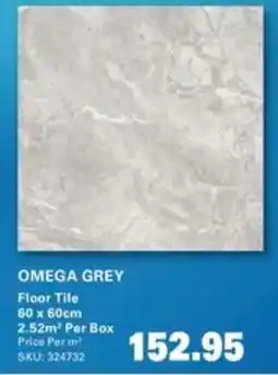 Cashbuild OMEGA GREY Floor Tile offer