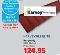 Cashbuild HarveyTile Elite Burgundy offer