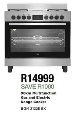 House & Home 90cm Multifunction Gas and Electric Range Cooker offer