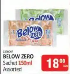 Below Zero Sachet Assorted