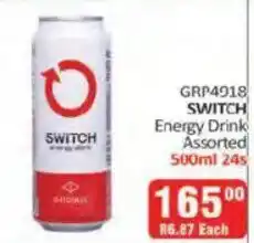 KitKat Cash and Carry SWITCH Energy Drink Assorted offer