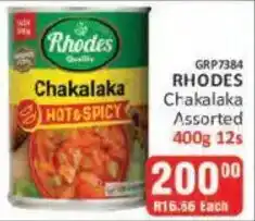 KitKat Cash and Carry Rhodes chakalaka assorted offer