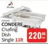 KitKat Cash and Carry CONDERE Chafing Dish Single offer