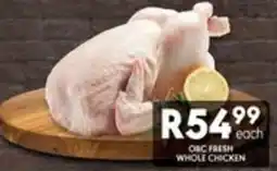 OBC Meat & Chicken OBC FRESH WHOLE CHICKEN offer