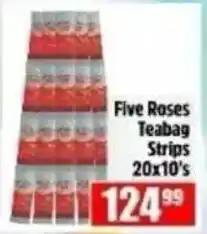 Devland Cash And Carry Five Roses Teabag Strips offer