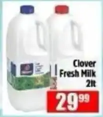 Devland Cash And Carry Clover Fresh Milk offer
