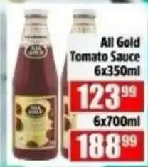 Devland Cash And Carry All Gold Tomato Sauce offer