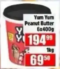 Devland Cash And Carry Yum Yum Peanut Butter offer