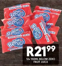 OBC Meat & Chicken Below Zero Fruit Juice offer