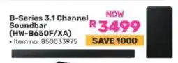 Game Samsung B-Series 3.1 Channel Soundbar offer