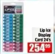 Devland Cash And Carry Lip Ice Display Card 24's offer