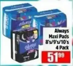 Devland Cash And Carry Always Maxi Pads offer