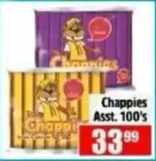 Devland Cash And Carry Chappies Assorted 100's offer