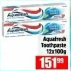 Devland Cash And Carry Aquafresh Toothpaste offer