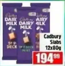 Devland Cash And Carry Cadbury Dairy Milk Slabs offer