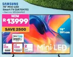 Game SAMSUNG 75" Mini-LED Smart TV offer