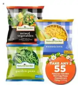 Check Star Natures Garden MixVeg/Peas /Sweetcorn offer