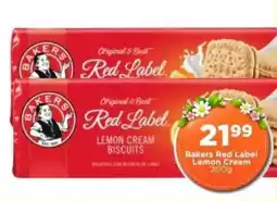 Check Star Bakers Red Label Lemon Cream Biscuits offer