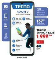 Edgars Tecno Spark 7 32GB Smartphone offer