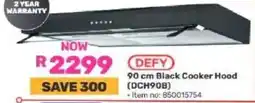 Game DEFY 90 cm Black Cooker Hood offer